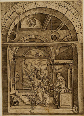 Raimondi Marcantonio - Annunciazione (dalla serie: Vita della Vergine)